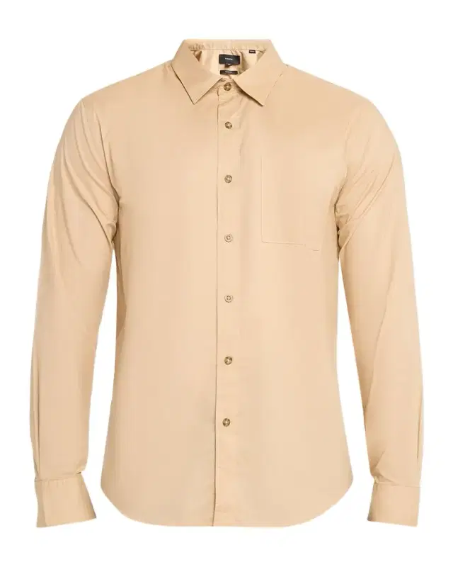 Vince Men 's Poplin Separate Button-Placket Shirt