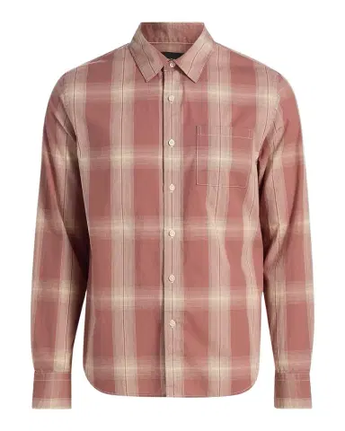 Vince Men's Townes Plaid Cotton Shirt | Thumbnail 1 Vince Men's Townes Plaid Cotton Shirt | Thumbnail 1