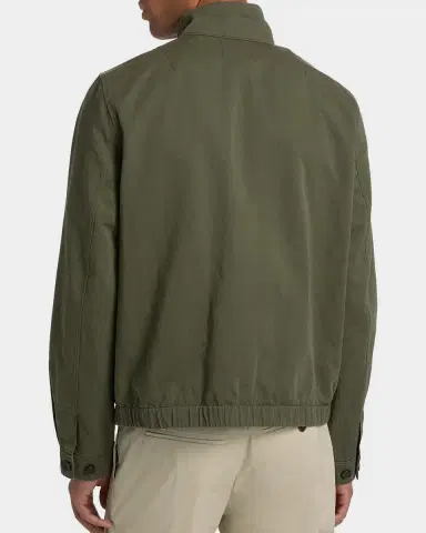 Vince Men's Cotton-Linen Bomber Jacket | Thumbnail 3 Vince Men's Cotton-Linen Bomber Jacket | Thumbnail 3