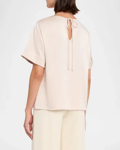 Ungaro Amina Crystal Floral Crewneck Blouse | Thumbnail 3 Ungaro Amina Crystal Floral Crewneck Blouse | Thumbnail 3