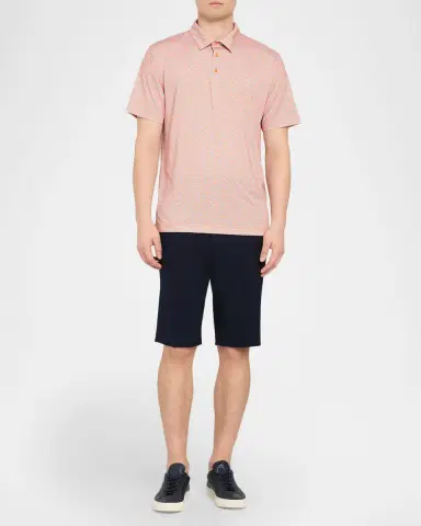 Robert Graham Men's Geometric Polo Shirt | Thumbnail 2 Robert Graham Men's Geometric Polo Shirt | Thumbnail 2