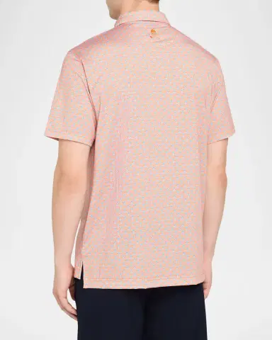 Robert Graham Men's Geometric Polo Shirt | Thumbnail 3 Robert Graham Men's Geometric Polo Shirt | Thumbnail 3