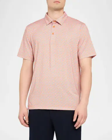 Robert Graham Men's Geometric Polo Shirt | Thumbnail 4 Robert Graham Men's Geometric Polo Shirt | Thumbnail 4