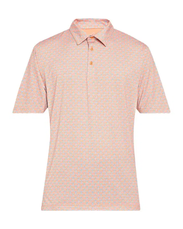Men 's Geometric Polo Shirt