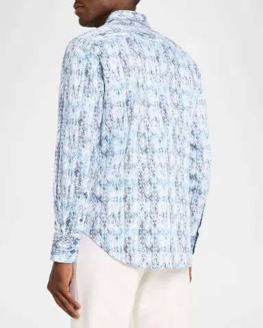 Robert Graham Men's Alahmar Medallion Button-Down Shirt | Thumbnail 3 Robert Graham Men's Alahmar Medallion Button-Down Shirt | Thumbnail 3