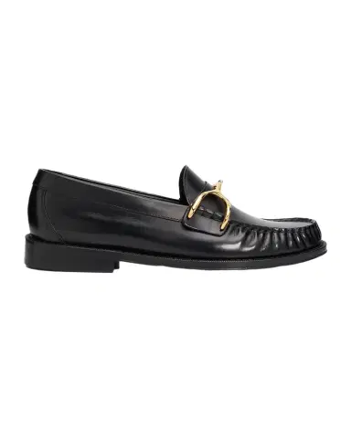 McQueen Men's Wishbone Leather Moc-Toe Loafers | Thumbnail 1