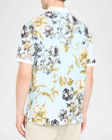 Robert Graham Men's Milson Floral Polo Shirt | Thumbnail 3