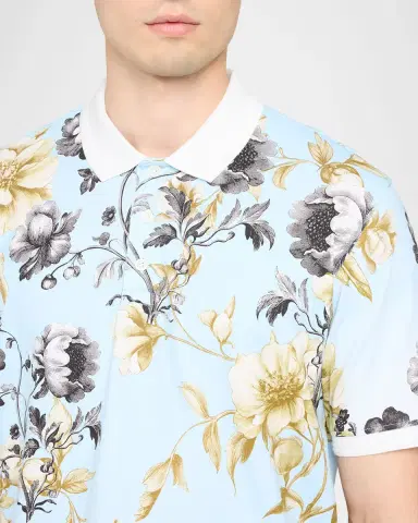 Robert Graham Men's Milson Floral Polo Shirt | Thumbnail 5