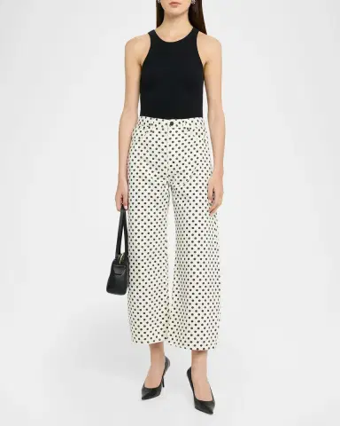 Frame The Bow Crop Jeans | Thumbnail 2 Frame The Bow Crop Jeans | Thumbnail 2