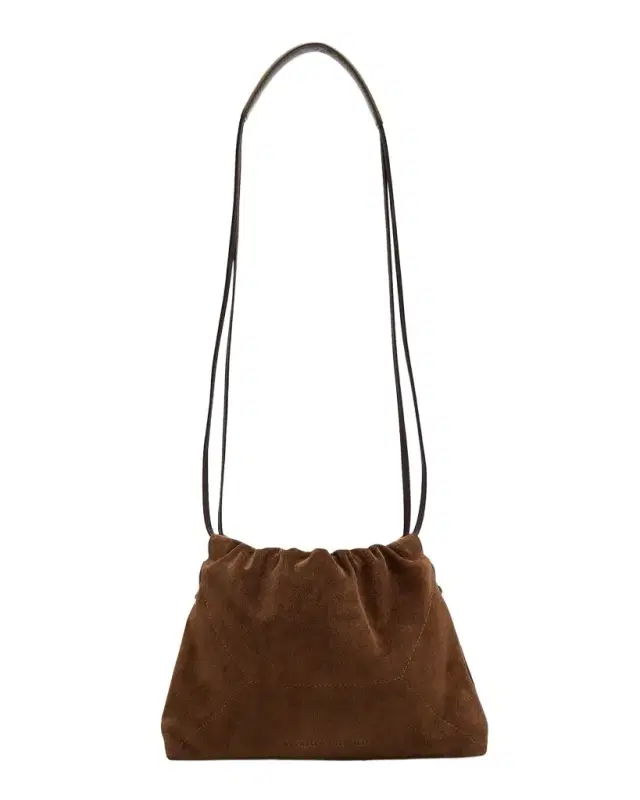 Brunello Cucinelli Suede Drawstring Shoulder Bag