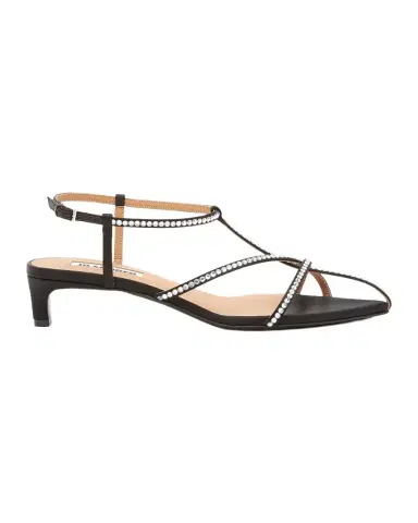 Jil Sander 35mm Caged Embellished Satin Sandals | Thumbnail 1