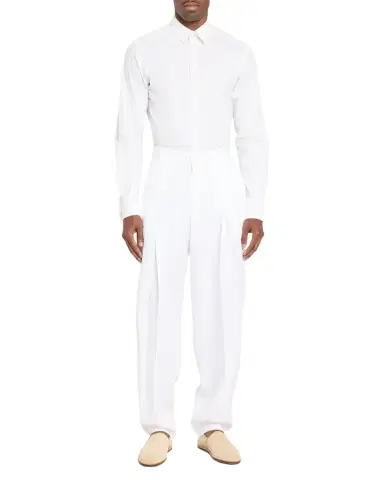 Dolce & Gabbana Men's Linen Double-Pleated Pants | Thumbnail 1