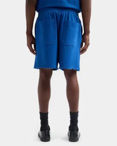 Helmut Lang Men's Terry Pintuck Pleated Shorts | Thumbnail 3 Helmut Lang Men's Terry Pintuck Pleated Shorts | Thumbnail 3