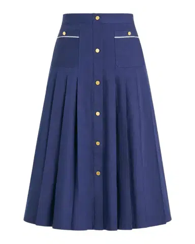 SEROYA Yumi Pleated Midi Skirt | Thumbnail 1 SEROYA Yumi Pleated Midi Skirt | Thumbnail 1