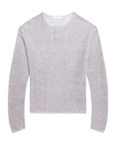 Helmut Lang Men's Waffle-Knit Henley T-Shirt | Thumbnail 1 Helmut Lang Men's Waffle-Knit Henley T-Shirt | Thumbnail 1
