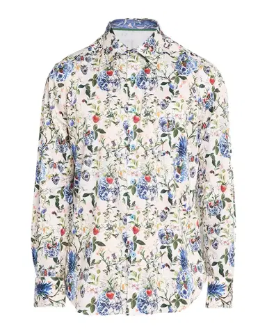 Robert Graham Men's Briarcliff Cotton Stretch Floral Sport Shirt | Thumbnail 1 Robert Graham Men's Briarcliff Cotton Stretch Floral Sport Shirt | Thumbnail 1