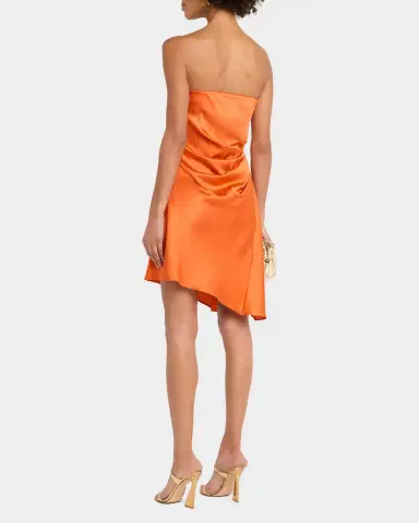 Staud Adriana Silk Mini Dress | Thumbnail 3 Staud Adriana Silk Mini Dress | Thumbnail 3