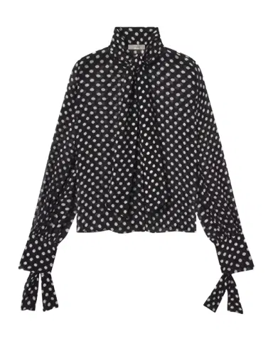 Frame The Nouvelle Polka Dot Blouse | Thumbnail 1 Frame The Nouvelle Polka Dot Blouse | Thumbnail 1