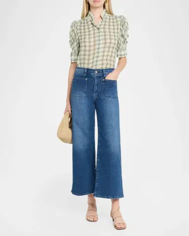 Frame Le Slim Palazzo Crop Jeans | Thumbnail 2 Frame Le Slim Palazzo Crop Jeans | Thumbnail 2