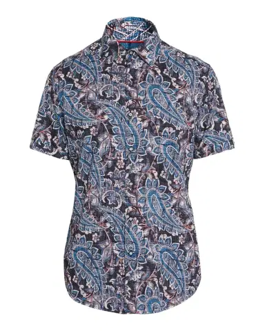 Robert Graham Men's Barrington Paisley Short-Sleeve Shirt | Thumbnail 1