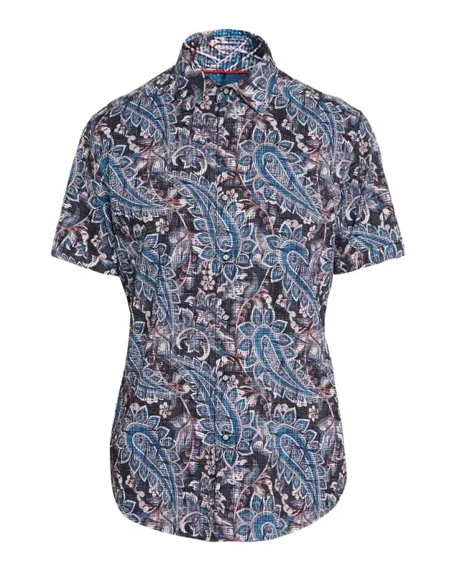 Men 's Barrington Paisley Short-Sleeve Shirt