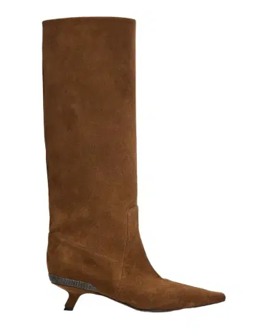 Brunello Cucinelli Suede Knee-High Boots | Thumbnail 1