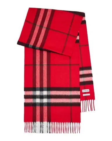 Burberry Men's Giant Check Cashmere Scarf | Thumbnail 1 Burberry Men's Giant Check Cashmere Scarf | Thumbnail 1