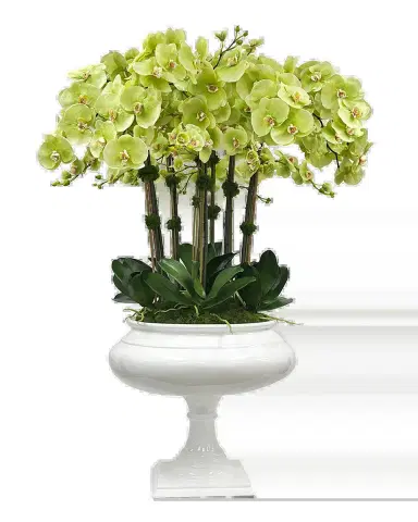 Winward Home Orchids 50" Faux Floral Arrangement in Resin Planter | Thumbnail 2 Winward Home Orchids 50" Faux Floral Arrangement in Resin Planter | Thumbnail 2