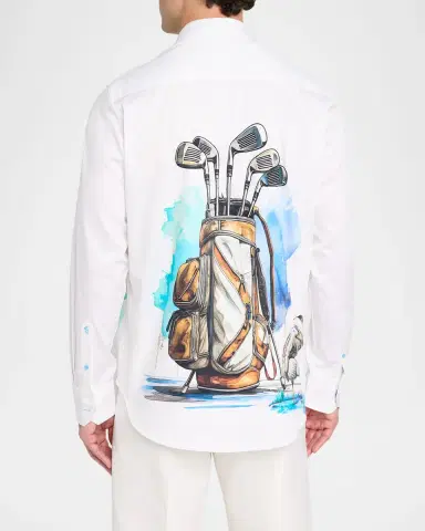 Robert Graham Men's Genesis Printed Cotton Shirt | Thumbnail 3