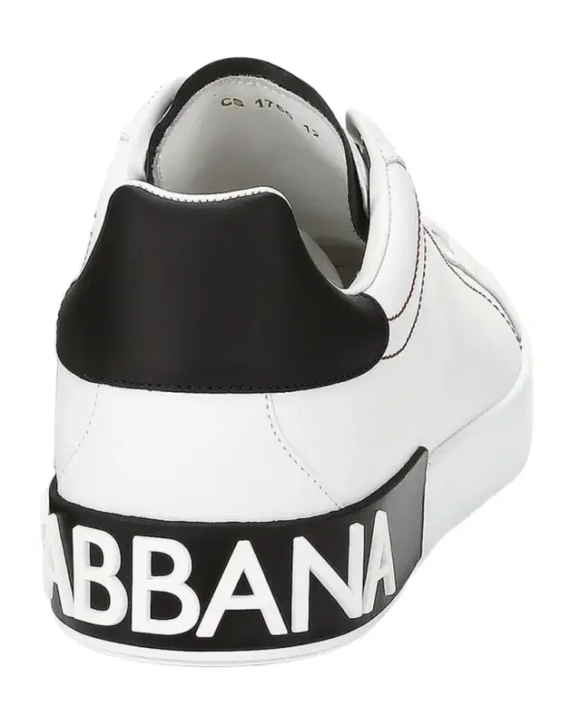 Men 's Portofino Leather Low-Top Sneakers
