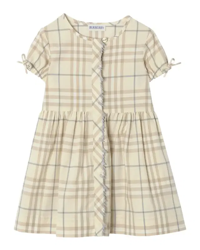 Burberry Girl 's Josie Check Cotton Dress, Size 6M-
