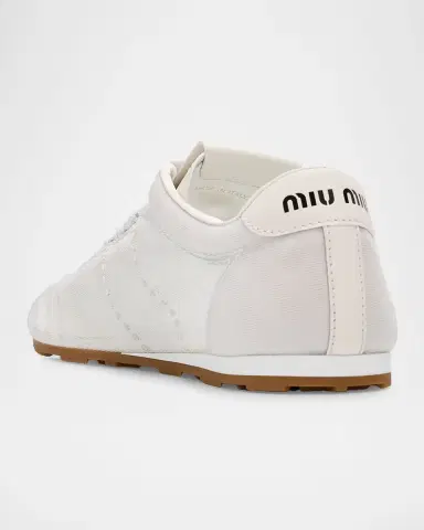 Miu Miu Mesh Retro Runner Sneakers | Thumbnail 3 Miu Miu Mesh Retro Runner Sneakers | Thumbnail 3