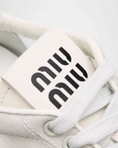 Miu Miu Mesh Retro Runner Sneakers | Thumbnail 4 Miu Miu Mesh Retro Runner Sneakers | Thumbnail 4