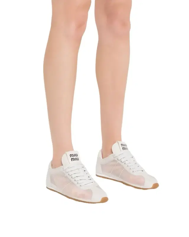 Miu Miu Mesh Retro Runner Sneakers