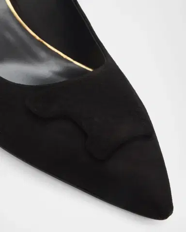 Santoni 65mm Suede Pointed-Toe Pumps | Thumbnail 5 Santoni 65mm Suede Pointed-Toe Pumps | Thumbnail 5