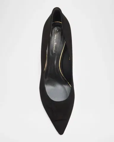 Santoni 65mm Suede Pointed-Toe Pumps | Thumbnail 6 Santoni 65mm Suede Pointed-Toe Pumps | Thumbnail 6