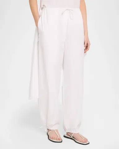TOTEME Drawstring Cotton Balloon Pants | Thumbnail 3 TOTEME Drawstring Cotton Balloon Pants | Thumbnail 3