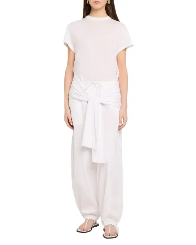 Toteme Drawstring Cotton Balloon Pants