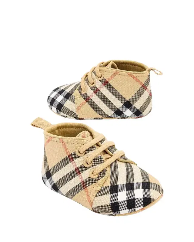 Burberry Kid 's Corby Check Shoes, Babies