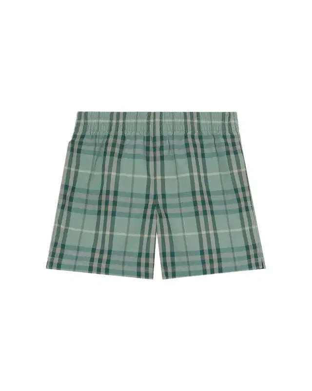 Burberry Boy 's Atticus Check Swim Shorts, Size 4-14