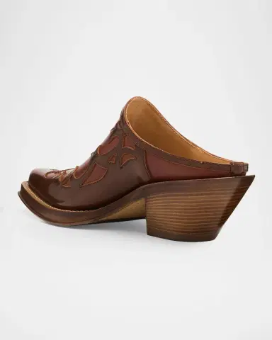 Gabriela Hearst Temperance Leather Western Mules | Thumbnail 3