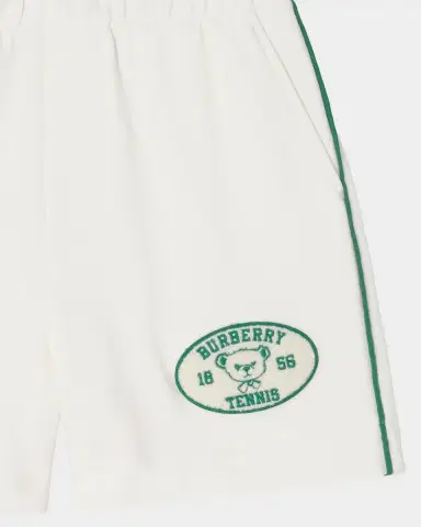 Burberry Boy's Marsden Tennis Bear Cotton Shorts | Thumbnail 3 Burberry Boy's Marsden Tennis Bear Cotton Shorts | Thumbnail 3