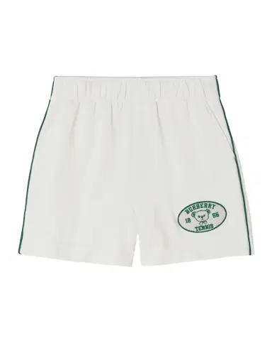 Burberry Boy's Marsden Tennis Bear Cotton Shorts | Thumbnail 1 Burberry Boy's Marsden Tennis Bear Cotton Shorts | Thumbnail 1