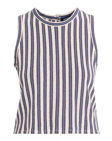 Veronica Beard Dravin Striped Crochet Top | Thumbnail 1