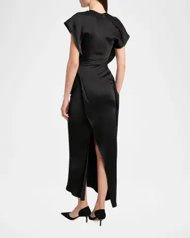 Victoria Beckham Victoria Midi Dress | Thumbnail 2 Victoria Beckham Victoria Midi Dress | Thumbnail 2