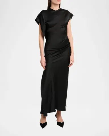 Victoria Beckham Victoria Midi Dress | Thumbnail 3 Victoria Beckham Victoria Midi Dress | Thumbnail 3