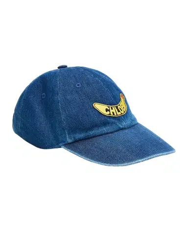 Chloé Banana Patch Denim Cap | Thumbnail 2 Chloé Banana Patch Denim Cap | Thumbnail 2