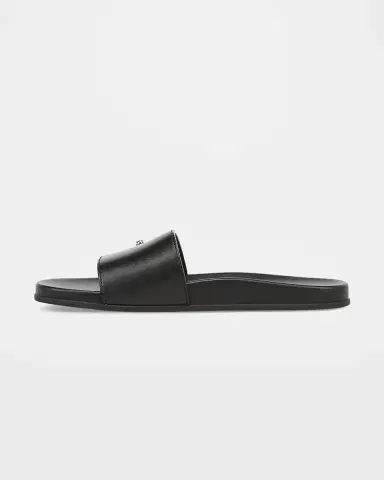 Vince Sadie Leather Slide Sandals | Thumbnail 5 Vince Sadie Leather Slide Sandals | Thumbnail 5