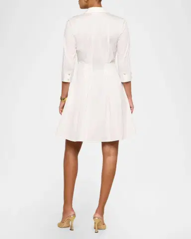 L'Agence Journi Pintucked Shirtdress | Thumbnail 3 L'Agence Journi Pintucked Shirtdress | Thumbnail 3