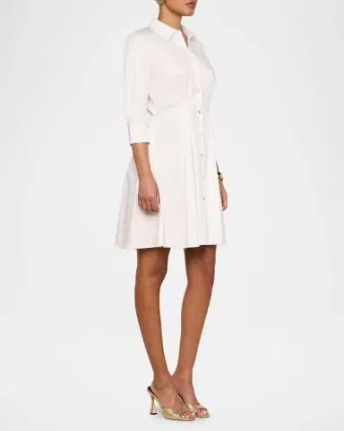 L'Agence Journi Pintucked Shirtdress | Thumbnail 5 L'Agence Journi Pintucked Shirtdress | Thumbnail 5